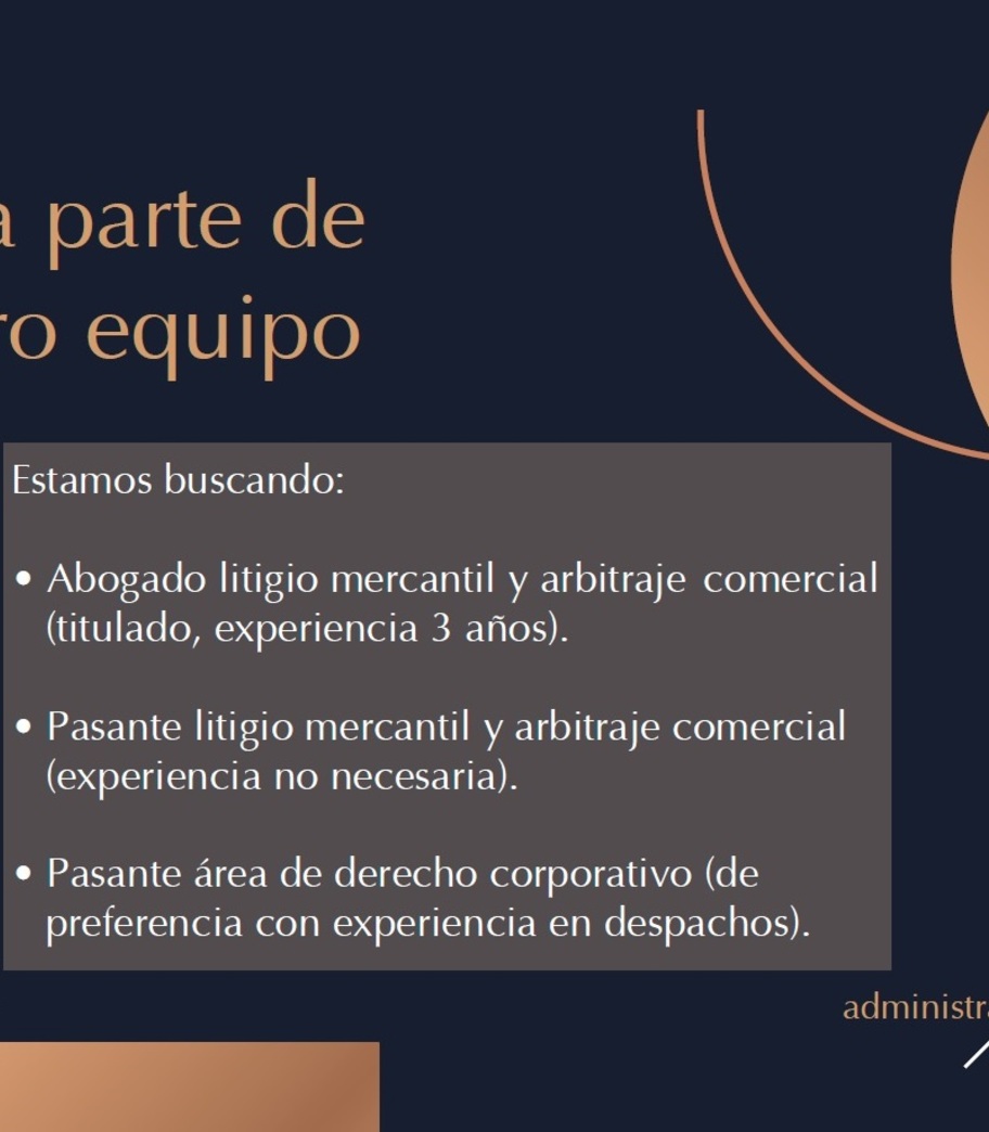 Forma parte de nuestro equipo